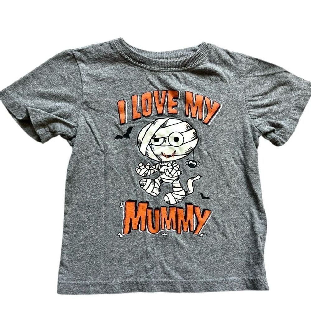 Toddler Boys Jumping Beans I Love My Mummy Halloween Graphic Tee Shirt - Sz 3T